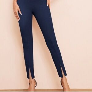 Shein Blue Split Hem‎ Pull on Pants Size X-small